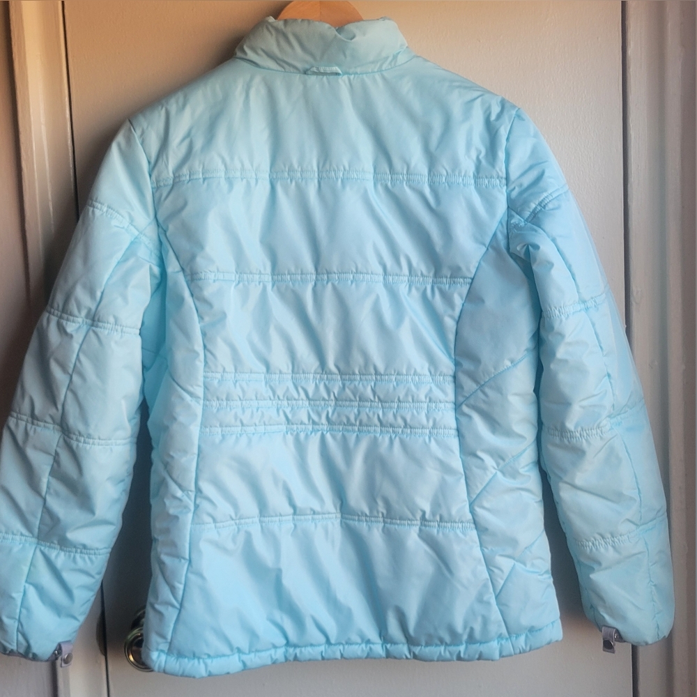 Aqua and Gray Kids Jacket - Picture 6 of 13